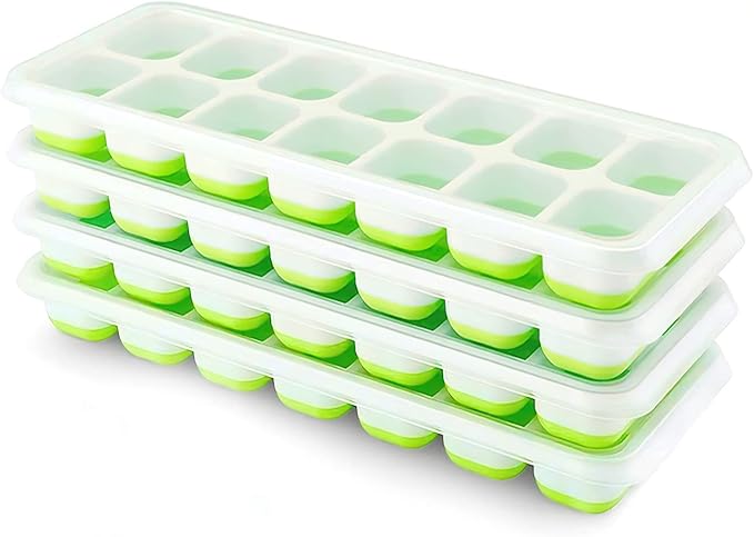 Ice Cube Tray with Lid – 14 Grid