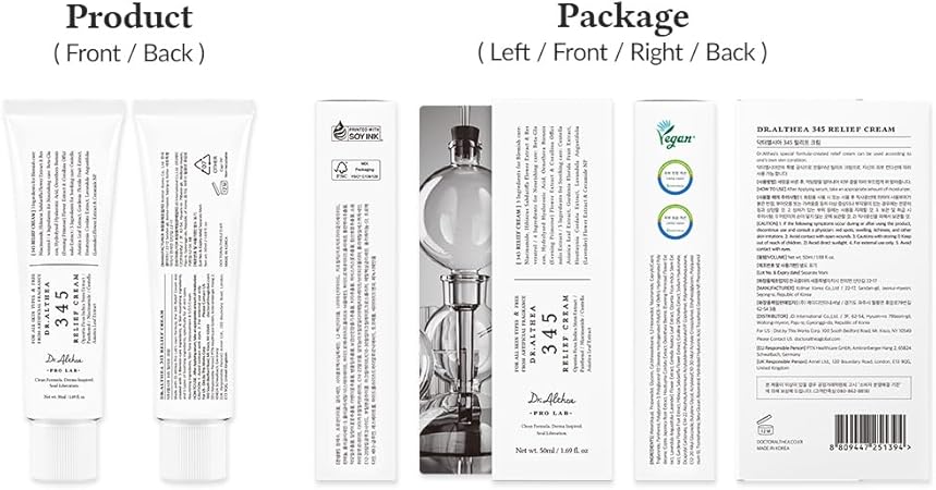 Dr.Althea 345 Relief Cream, Daily Face Moisturizer,