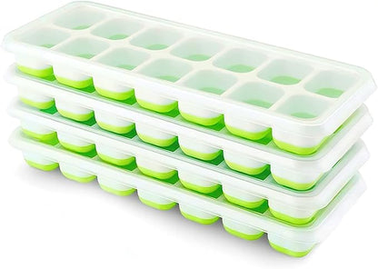 Ice Cube Tray with Lid – 14 Grid
