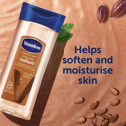 Vaseline Intensive Care Cocoa Radiant Body Gel Oil