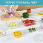 Vtopmart 8 Pack Glass Meal Prep Containers with Leak Proof Locking Lids