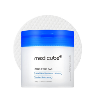 Medicube Zero Pore Pads 2.0, Dual-Textured Facial Toner Pads for Exfoliation and Pore Care