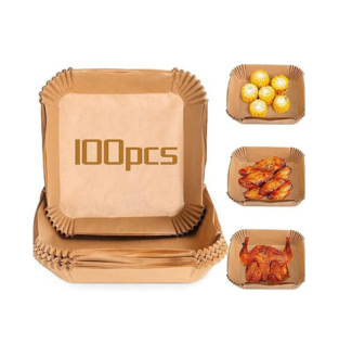 Cuisine Art 100Pcs Air Fryer Disposable Paper Liner