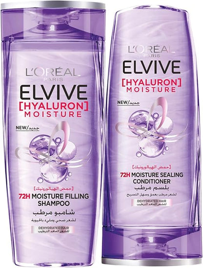 L'Oréal Paris Elvive Hyaluron Moisture Shampoo & Conditioner Set