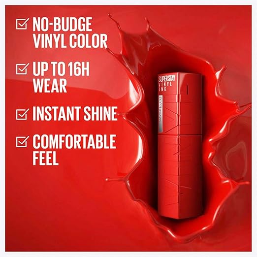 Maybelline SuperStay Vinyl Ink Liquid Lipstick – Cheeky