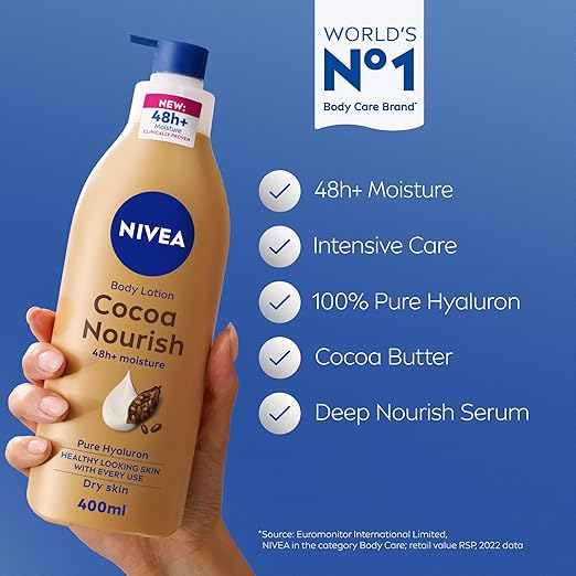 NIVEA Cocoa Nourish Body Lotion 400m