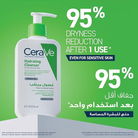 CeraVe Hydrating Cleanser for Normal to Dry Skin 236ml