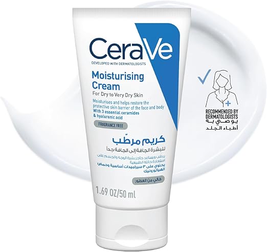 CeraVe Moisturising Cream for Dry to Very Dry Skin 50ml
