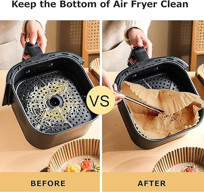 Disposable Air Fryer Paper Liners – Pack of 100