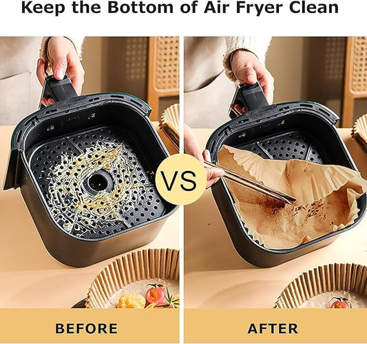 Disposable Air Fryer Paper Liners – Pack of 100