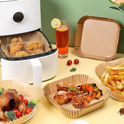 Disposable Air Fryer Paper Liners – Pack of 100