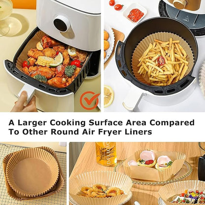 Disposable Air Fryer Paper Liners – Pack of 100