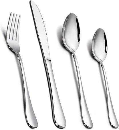 24-Piece Stainless Steel Cutlery Set