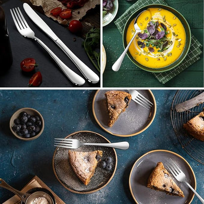 24-Piece Stainless Steel Cutlery Set