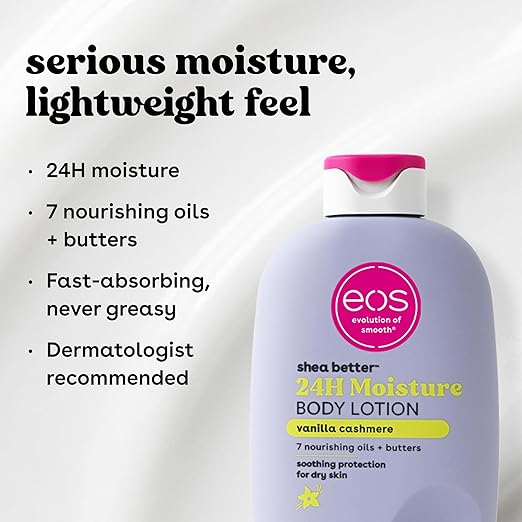 EOS Shea Better 24H Moisture Body Lotion Vanilla Cashmere 473ml