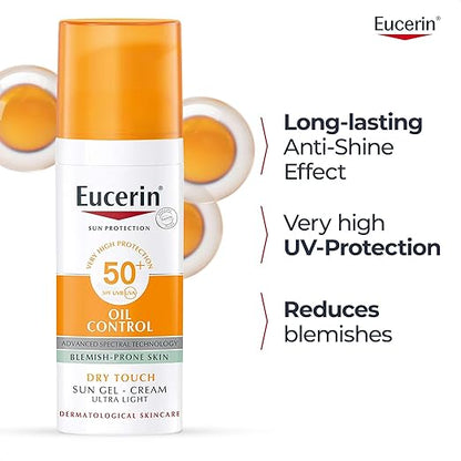 Eucerin Oil Control Dry Touch Sunscreen SPF50+ 50ml