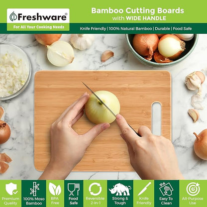 Bamboo Cutting Board Set of 3