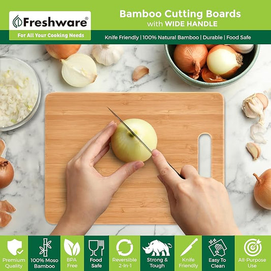 Bamboo Cutting Board Set of 3
