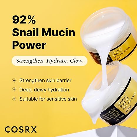كريم الحلزون المتطور 92 الكل في واحد من COSRX