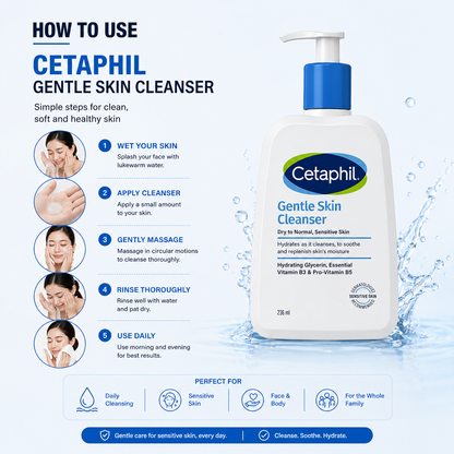 Cetaphil Gentle Skin Cleanser 236ml